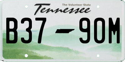 TN license plate B3790M