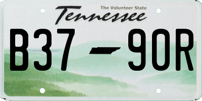 TN license plate B3790R