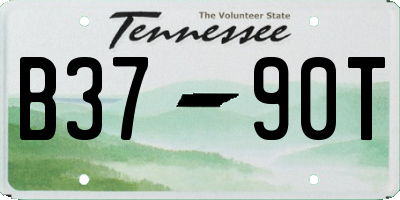 TN license plate B3790T