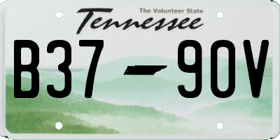 TN license plate B3790V