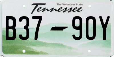 TN license plate B3790Y