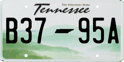 TN license plate B3795A