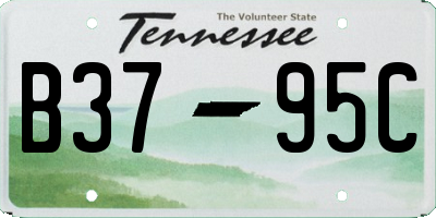TN license plate B3795C