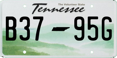 TN license plate B3795G