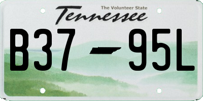 TN license plate B3795L