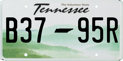 TN license plate B3795R