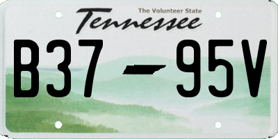 TN license plate B3795V