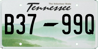 TN license plate B3799Q
