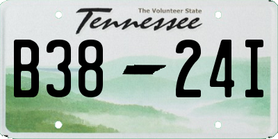 TN license plate B3824I