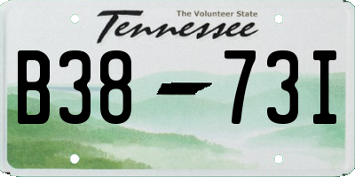 TN license plate B3873I