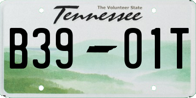 TN license plate B3901T