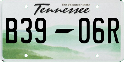 TN license plate B3906R