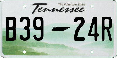 TN license plate B3924R