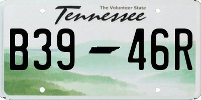 TN license plate B3946R