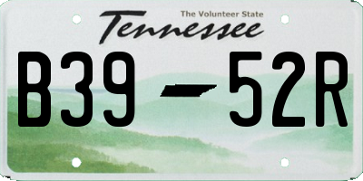 TN license plate B3952R
