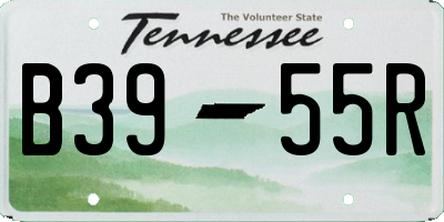 TN license plate B3955R