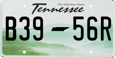 TN license plate B3956R