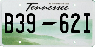 TN license plate B3962I
