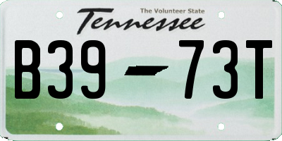 TN license plate B3973T
