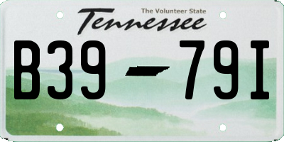 TN license plate B3979I