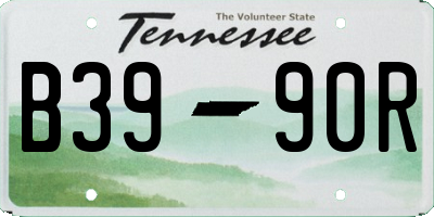 TN license plate B3990R