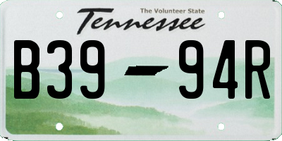 TN license plate B3994R