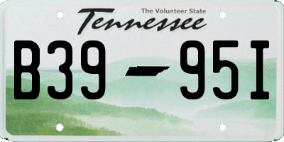 TN license plate B3995I