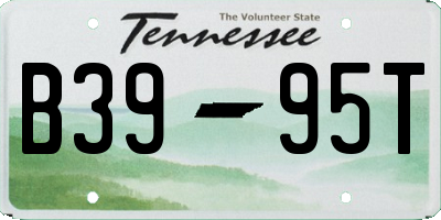 TN license plate B3995T