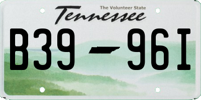 TN license plate B3996I