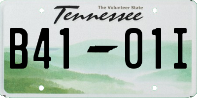 TN license plate B4101I