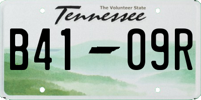 TN license plate B4109R