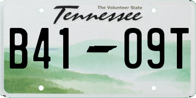 TN license plate B4109T