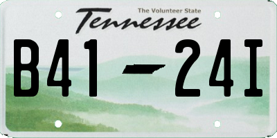 TN license plate B4124I
