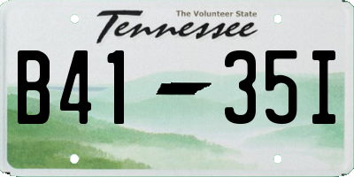 TN license plate B4135I