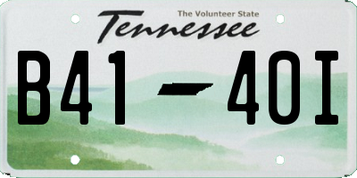 TN license plate B4140I