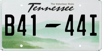 TN license plate B4144I