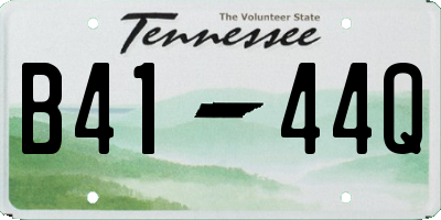TN license plate B4144Q