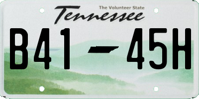 TN license plate B4145H