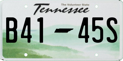 TN license plate B4145S