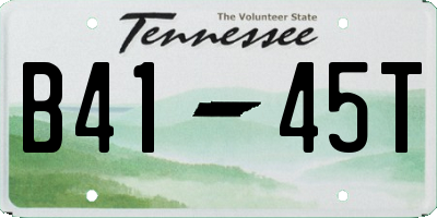 TN license plate B4145T