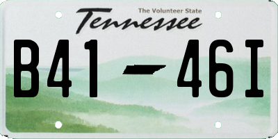 TN license plate B4146I