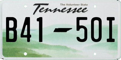 TN license plate B4150I