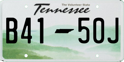 TN license plate B4150J