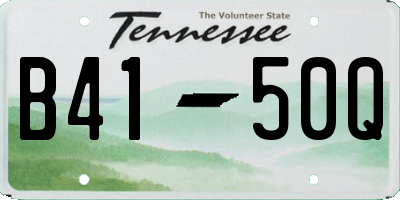 TN license plate B4150Q