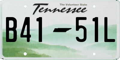 TN license plate B4151L