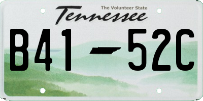 TN license plate B4152C