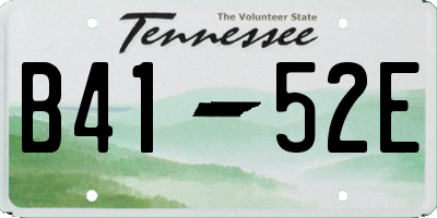 TN license plate B4152E