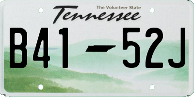 TN license plate B4152J