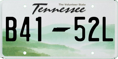 TN license plate B4152L