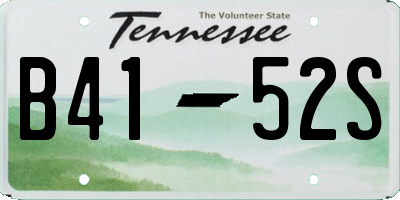 TN license plate B4152S